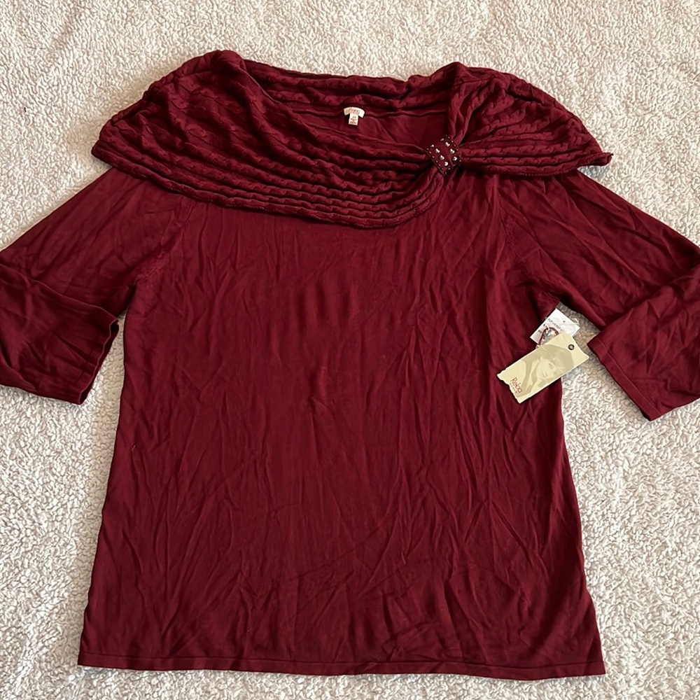 Women’s Reba 3/4 sleeve sweater plus size 2X